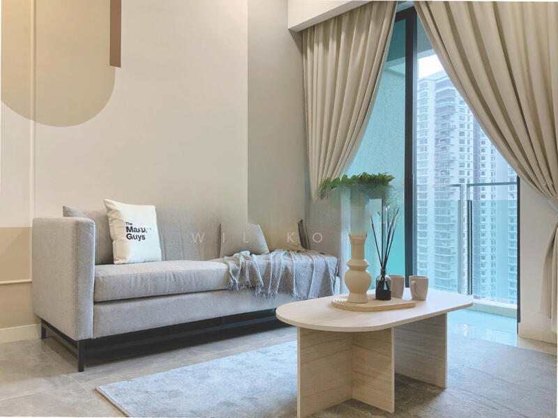 Service Residence for Rent at Ooak Serviced Apartments @ Kiara 163 - Wil Koh - Living Room - PropertyGuru.com.my