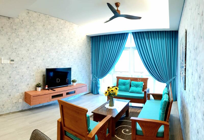 Kondominium untuk Disewa di Pinetree Marina & Resort - Denice Tan - Living Room - PropertyGuru.com.my