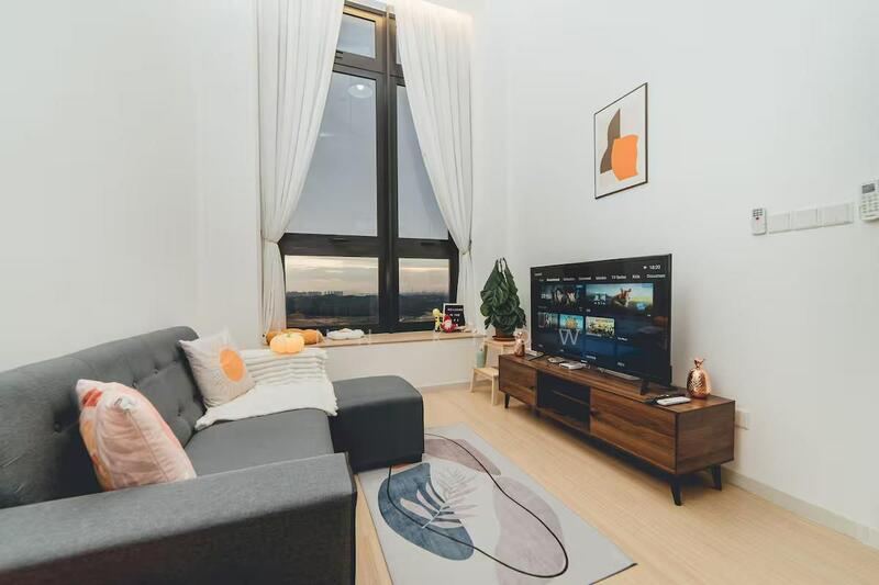 Service Residence for Rent at Sunway Grid Residence - Ann Khow - Living Room - PropertyGuru.com.my