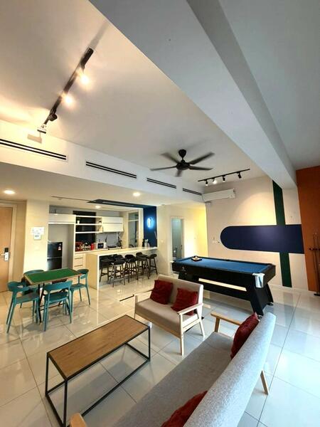 Service Residence for Rent at Icon Residenz 1 @ Icon City - Kew . - Living Room - PropertyGuru.com.my