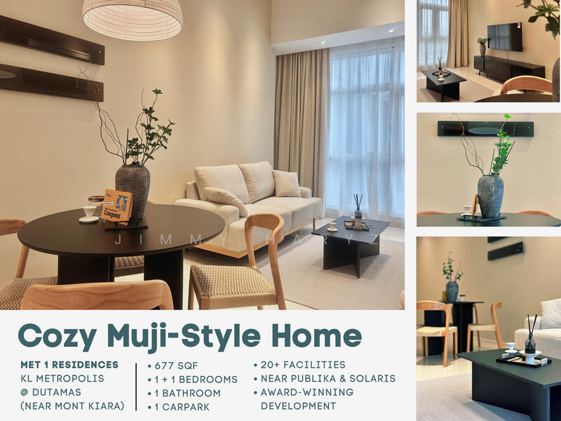 Service Residence for Rent at Met 1 Residences - Jimmy Haryzul - Living Room - PropertyGuru.com.my