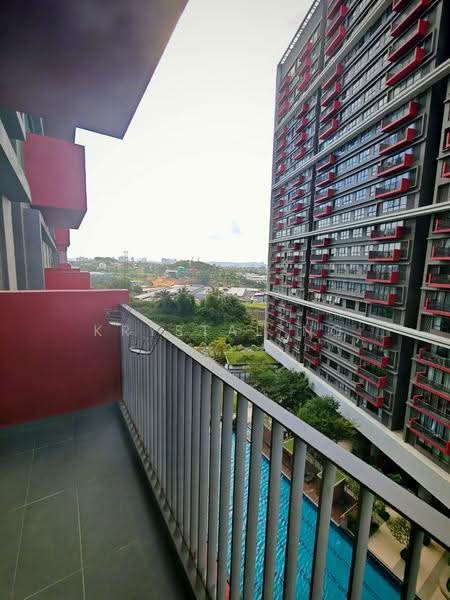 Service Residence for Rent at Paisley @ Tropicana Metropark - Krystal Ng - Balcony - PropertyGuru.com.my