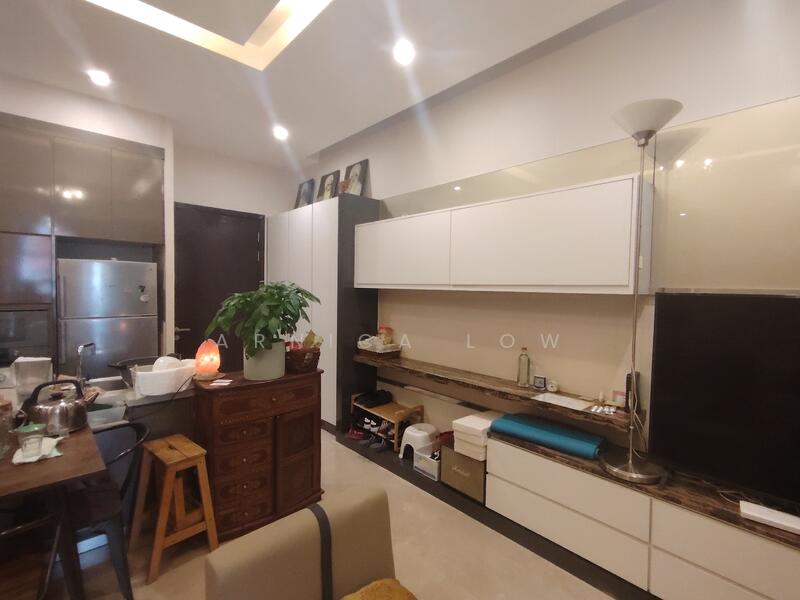 Service Residence for Sale at Dorsett Residences Bukit Bintang - Arnica Low - Living Room - PropertyGuru.com.my