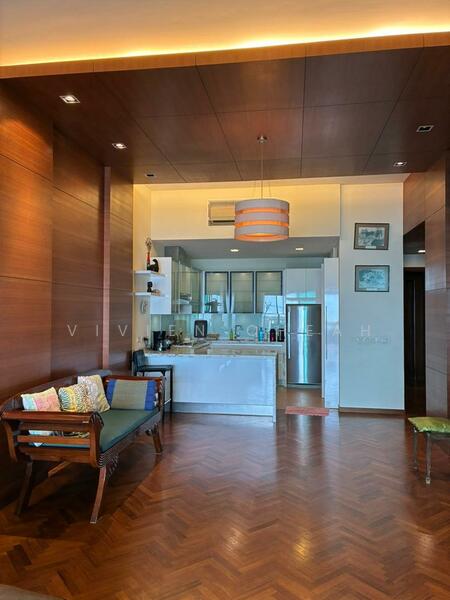 Straits Quay (The Suites at Waterside) untuk Untuk Disewa - RM 4,800 /bulan, Mac 2026 - Living Room - PropertyGuru.com.my