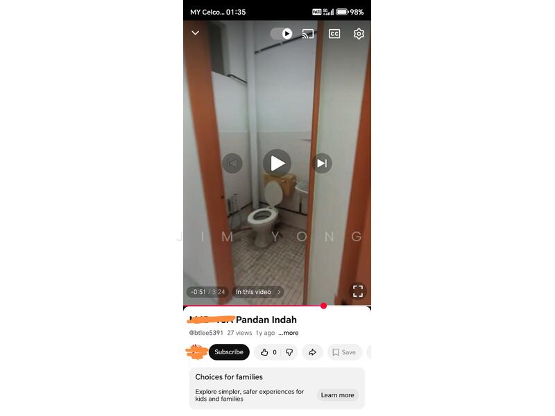 Untuk Disewa - Pandan Indah