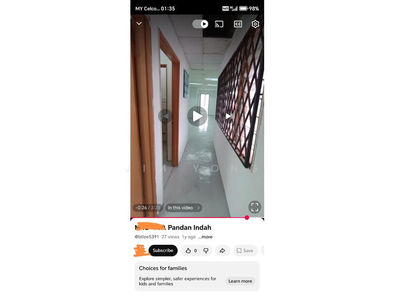 Untuk Disewa - Pandan Indah