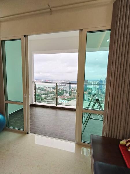 TriTower Residence @ Johor Bahru Sentral untuk Untuk Disewa - RM 3,300 /bulan, Feb 2026 - Balcony - PropertyGuru.com.my