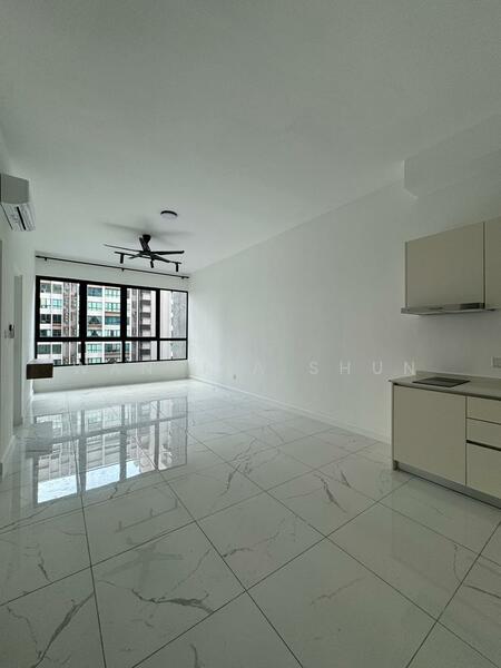 Service Residence for Rent at Cubic Botanical - Wan Jia Shun - Living Room - PropertyGuru.com.my