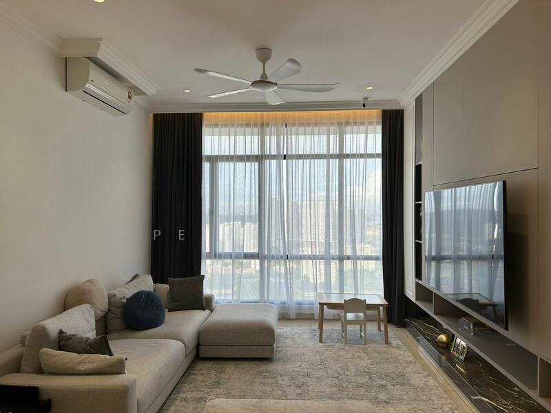 Service Residence for Sale at The Park Sky Residence - Peter Yeoh - Living Room - PropertyGuru.com.my
