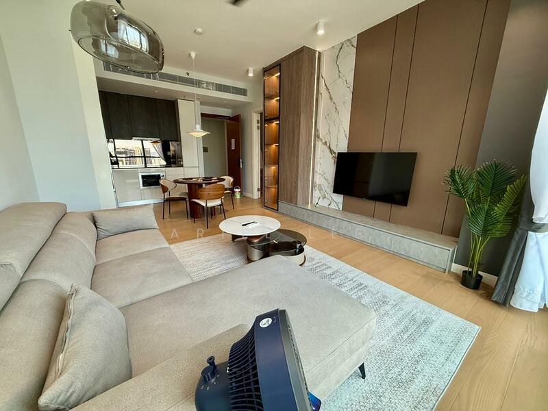 Service Residence for Rent at TRX Residences - Ariel Lee - Living Room - PropertyGuru.com.my