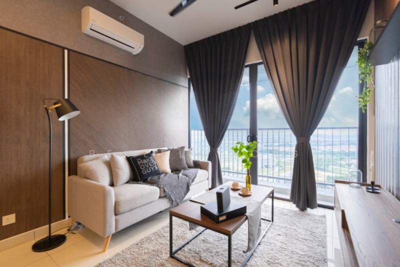Service Residence for Rent at Setia City Residences - Beverly Wong - Living Room - PropertyGuru.com.my