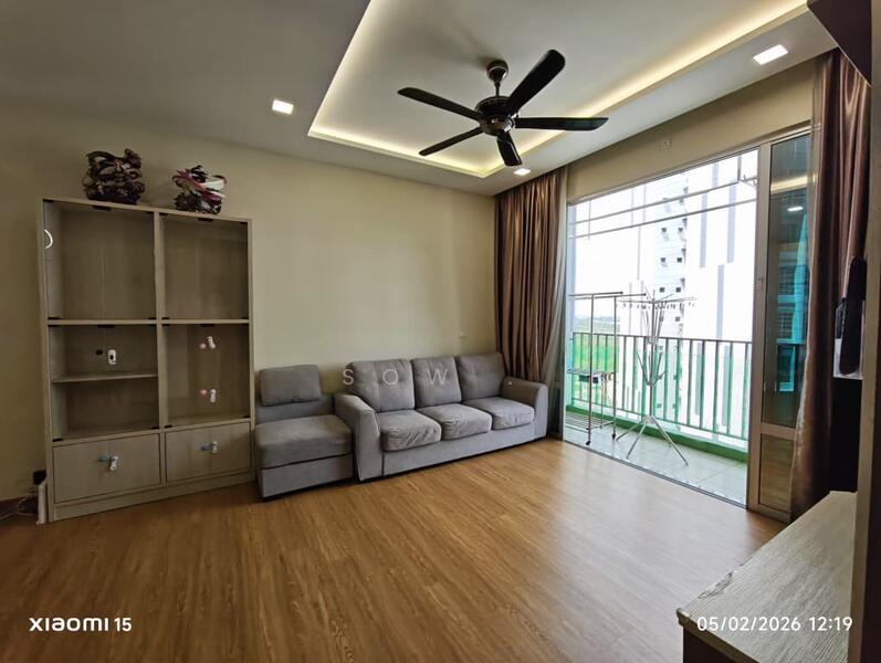 Service Residence for Rent at Greenfield Regency - Sow . - Living Room - PropertyGuru.com.my