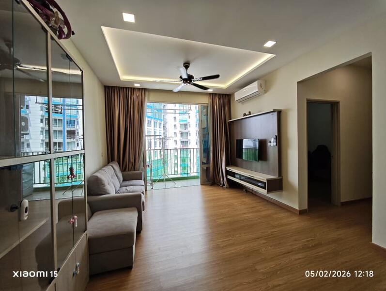 Service Residence for Rent at Greenfield Regency - Sow . - Living Room - PropertyGuru.com.my