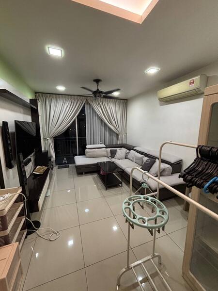 Service Residence for Rent at D'Ambience Residences (Pangsapuri Ikatan Flora) - Ah Hong - Living Room - PropertyGuru.com.my