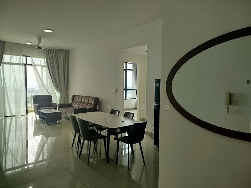 Service Residence for Rent at Conezion Residences - Alex Tong - Living Room - PropertyGuru.com.my