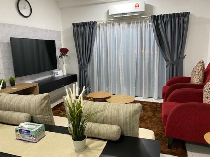 Service Residence for Rent at Habitus @ City of Elmina - SAM KIAT - Living Room - PropertyGuru.com.my