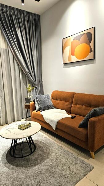 Service Residence for Rent at Reizz Residence - Kew . - Living Room - PropertyGuru.com.my