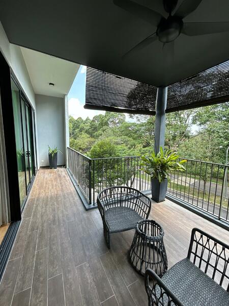 3-storey Terraced House for Sale in Leisure Farm (Gelang Patah) - Kyle Das - Balcony - PropertyGuru.com.my