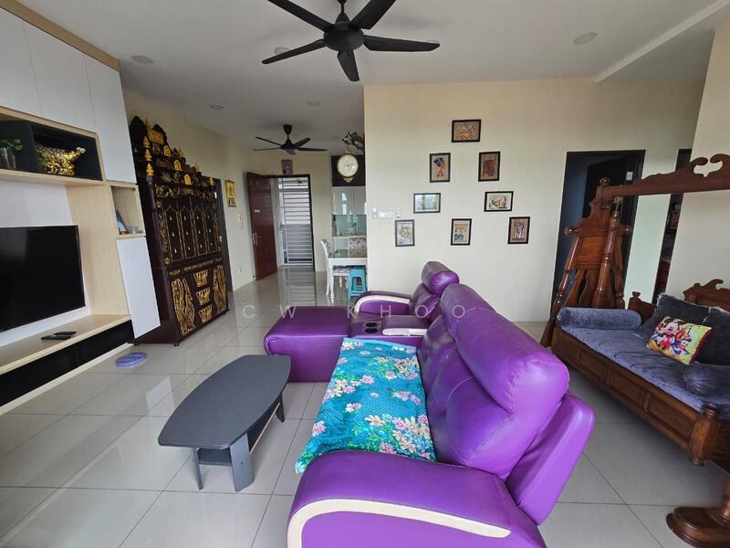 Service Residence for Sale at 8Scape Residence @ Sutera - CW Khoo - Living Room - PropertyGuru.com.my