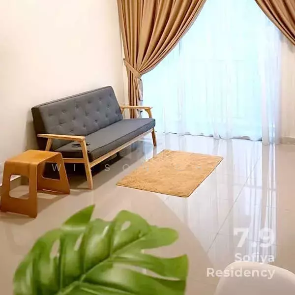 Condominium for Rent at Sofiya Residensi - Wilson Chin - Living Room - PropertyGuru.com.my