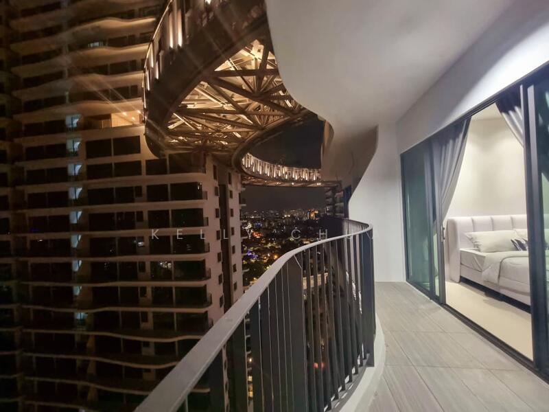 Service Residence for Rent at Datum Jelatek Residence - Kelly Chua - Balcony - PropertyGuru.com.my
