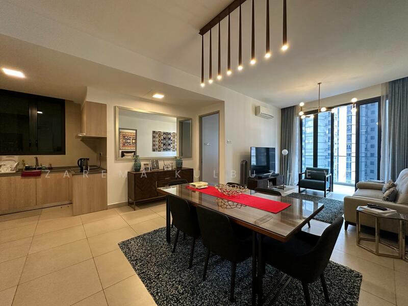 Service Residence for Sale at KL Gateway Premium Residences - Zarema Kulbuzheva - Living Room - PropertyGuru.com.my