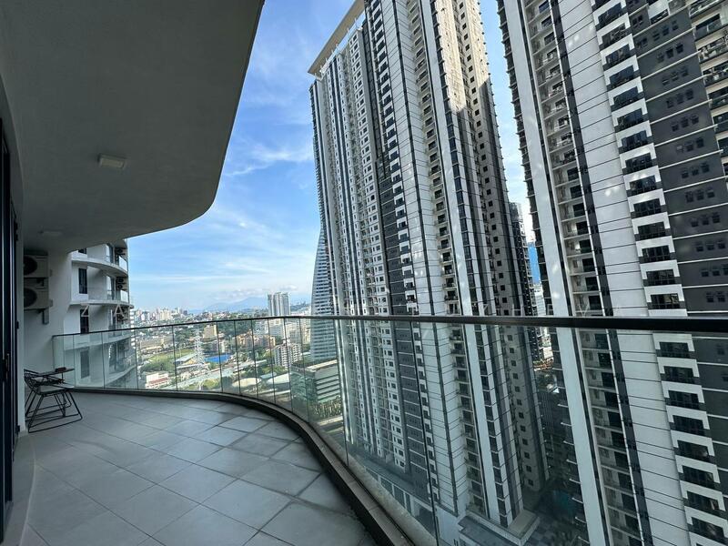 Service Residence for Sale at KL Gateway Premium Residences - Zarema Kulbuzheva - Balcony - PropertyGuru.com.my