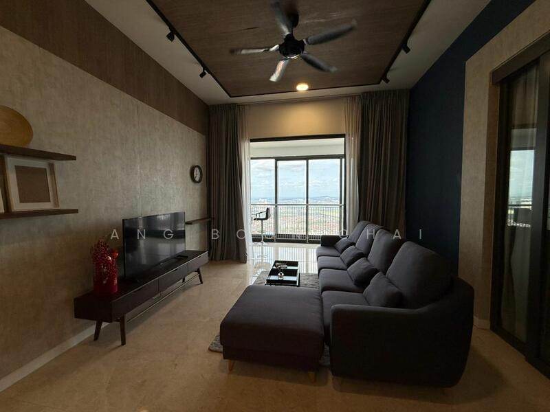 Service Residence for Rent at The Astaka @ 1 Bukit Senyum - Ang Boon Chai - Living Room - PropertyGuru.com.my