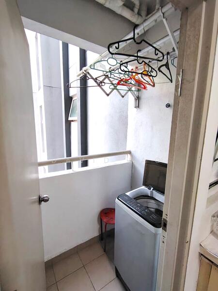 Service Residence for Rent at V Residence 3 @ Sunway Velocity - David Lao - Balcony - PropertyGuru.com.my