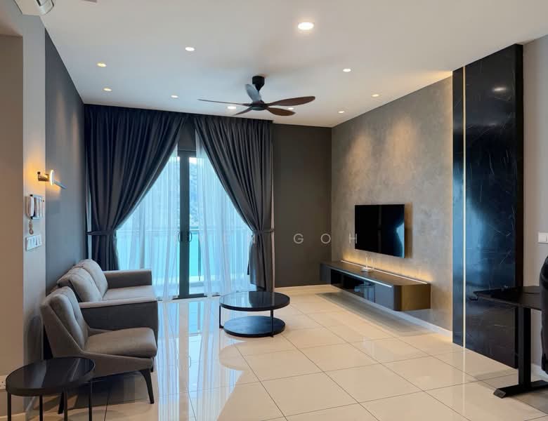 Queens Residences Q2 @ Queens Waterfront untuk Untuk Disewa - RM 6,500 /bulan, Apr 2026 - Living Room - PropertyGuru.com.my