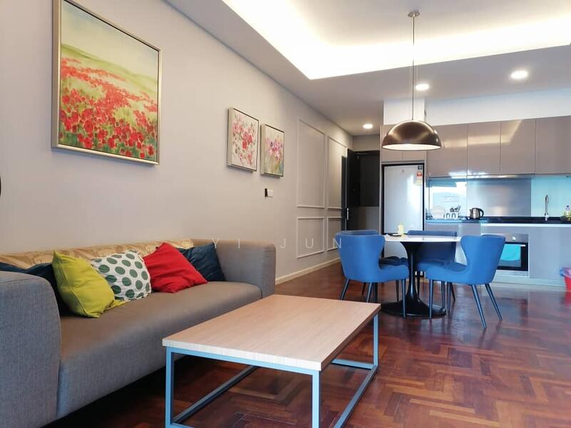 Service Residence for Sale at Vista Residences - Yi Jun - Living Room - PropertyGuru.com.my