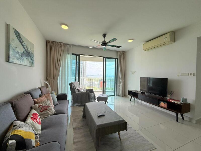 Condominium for Rent at Teega Residences - Ann Khow - Living Room - PropertyGuru.com.my