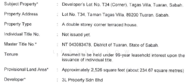 2-storey Terraced House for Sale in Tuaran (Sabah) - Leslie Low - PropertyGuru.com.my