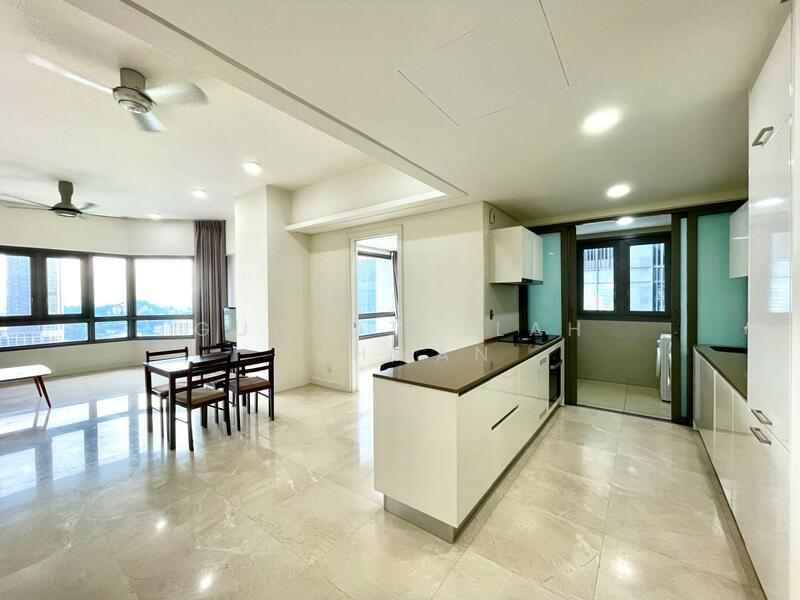 Service Residence for Sale at The Sentral Residences - Gudrotullah Ikhwan - Living Room - PropertyGuru.com.my