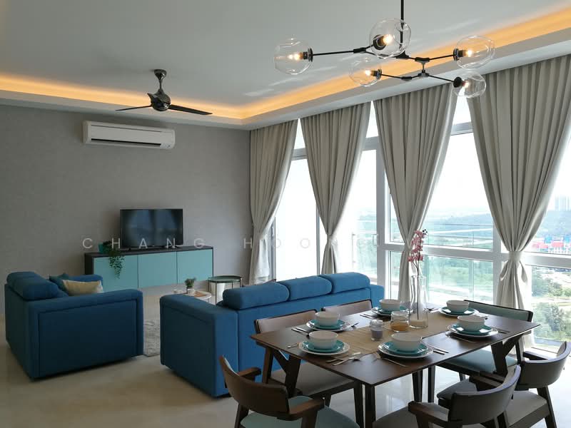 Condominium for Rent at Paradiso Nuova (Merak Kayangan) - Chang Hoong Wen - Living Room - PropertyGuru.com.my