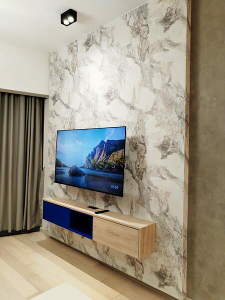 Service Residence for Rent at Star Residences Two - Tim Siow - Living Room - PropertyGuru.com.my