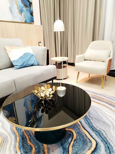 Service Residence for Rent at Star Residences Two - Tim Siow - Living Room - PropertyGuru.com.my