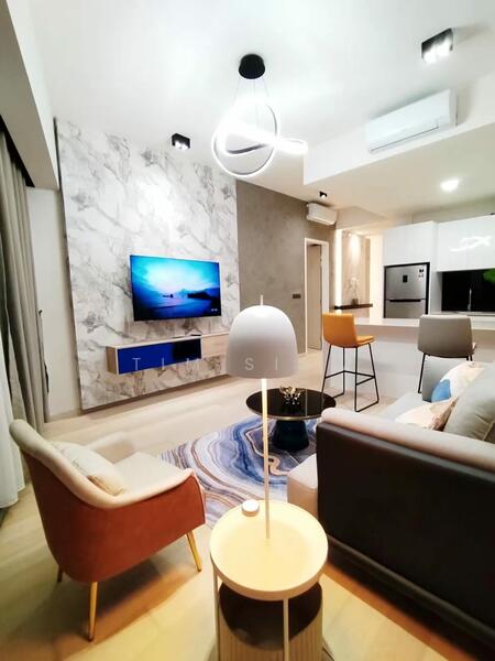 Service Residence for Rent at Star Residences Two - Tim Siow - Living Room - PropertyGuru.com.my