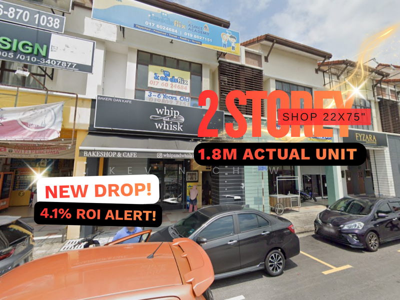 4.1% ROI | 2 Storey Shoplot | Tenanted | Alam Damai, Damai Raya | Cheras untuk Untuk Dijual - RM 1,800,000, Feb 2026 - Exterior - PropertyGuru.com.my