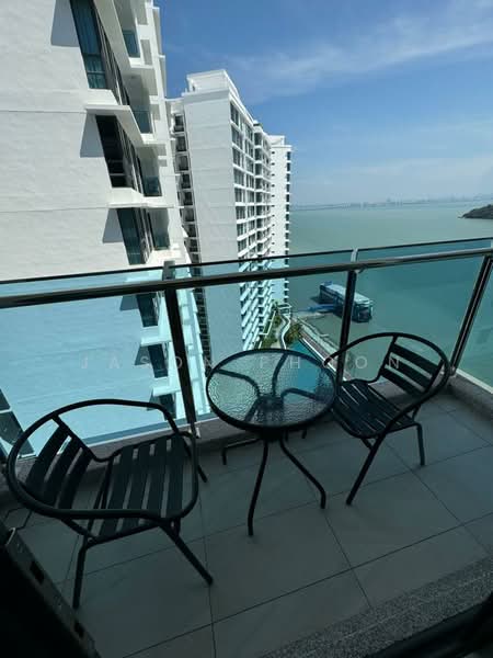 Queens Residences Q1 @ Queens Waterfront untuk Untuk Disewa - RM 4,200 /bulan, Feb 2026 - Balcony - PropertyGuru.com.my