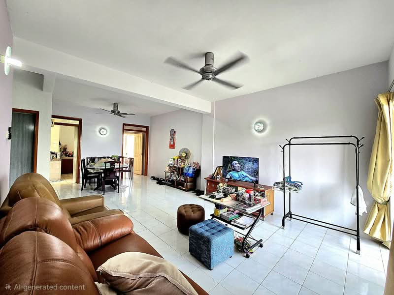Apartment for Sale at Pangsapuri Permata - Azli Ibrahim - Living Room - PropertyGuru.com.my
