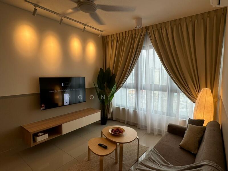 Service Residence for Sale at NARA at Shorea Park - Moon Chin - Living Room - PropertyGuru.com.my