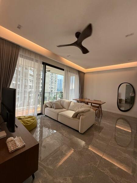 Service Residence for Sale at Park Regent @Desa Park City - SY YAP - Living Room - PropertyGuru.com.my