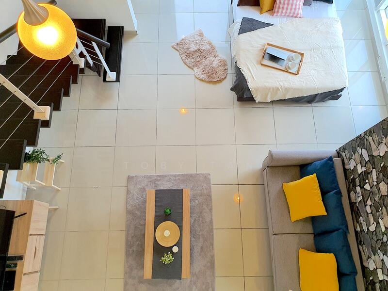 Service Residence for Rent at The Scott Garden SOHO - Toby Tan - Living Room - PropertyGuru.com.my