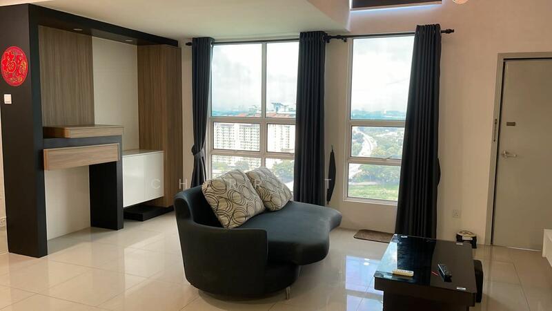 Condominium for Rent at Arte Subang West - Cherry Tan - Living Room - PropertyGuru.com.my
