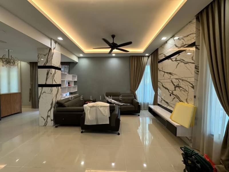 Cluster House for Sale in Taman Gaya (Ulu Tiram) - Adeline Soh - Living Room - PropertyGuru.com.my