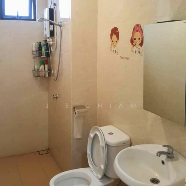 Service Residence for Rent at Mahkota Impian - Jie Chiam - Bathroom - PropertyGuru.com.my