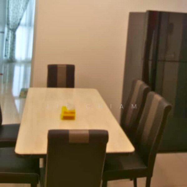 Service Residence for Rent at Mahkota Impian - Jie Chiam - Dining Room - PropertyGuru.com.my