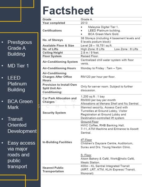 Office for Rent in Kl Sentral (Kuala Lumpur) - Helmut Schleich - Lobby - PropertyGuru.com.my