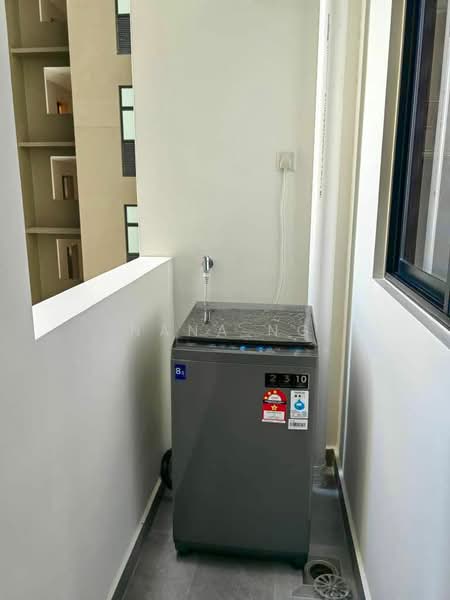 Service Residence for Rent at Twin Tower Residence - Nana Ng - Balcony - PropertyGuru.com.my